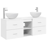 Bathroom Cabinet Set 3 pcs White 49.5 x 35 x 63 cm 3405787