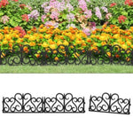 ZNTS Lawn Edgings 17 pcs Black 10 m PP 318301