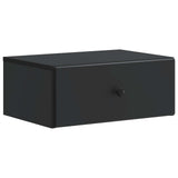 Wall-Mounted Bedside Cabinet 2 pcs Black 49 x 34.5 x 20 cm 899128