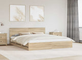 Bed Frame with Drawer Sonoma Oak 160 x 200 cm Engineer Wood 3410688