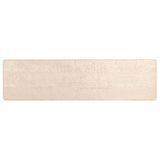 Rug Runner MARSA Cream 100 x 300 cm Polyester and PVC 42023064