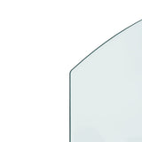 Fireplace Glass Plate 80x60 cm 324146