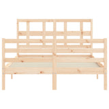 Bed Frame without Mattress 120x200 cm Solid Wood 3194826