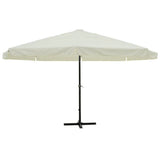 Garden Parasol White Aluminium 500 cm 40301