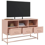 TV Cabinet Pink 100.5x39x60.5 cm Steel 846543