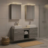Bathroom Furniture Set 5 pcs Grey Sonoma 3406796