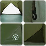 Tunnel Tent Olive Green 4-Person 185T Polyester with PU Coating 42019359