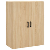 Wall Mounted Cabinet Sonoma Oak 69.5x34x90 cm 828423
