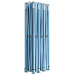 Folding Pop-up Party Tent with 8 Sidewalls 870x291x315 cm Blue 44979