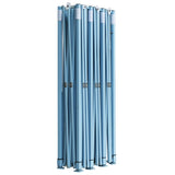 Folding Pop-up Party Tent with 8 Sidewalls 870x291x315 cm Blue 44979