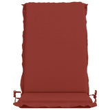 High Back Chair Cushion GEMERT 2 pcs 100% Polyester Red 945885