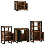 Bathroom Furniture Set 4 pcs Multicolour Solid Reclaimed Wood 3305649