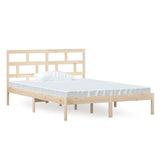 3101218 Bed Frame without Mattress Solid Wood 140x200 cm