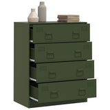 Sideboard Olive Green 67x39x83 cm Steel 841683