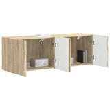 TV Wall Cabinet Wall-mounted 2 pcs Sonoma Oak 59.5 x 31 x 40 cm 892334