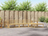 Outdoor Sofa Set 4 pcs White 257.5 x 162.5 x 73 cm 3386273