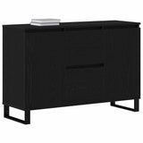 Sideboard Black Oak 101.5 x 35 x 70 cm Engineered Wood 862935