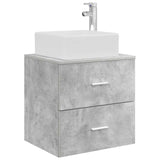 Bathroom Cabinet Set 3 pcs Concrete Grey 49.5 x 41 x 63 cm 3405822