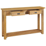 Console Table Solid Teak 120x30x80 cm 244482
