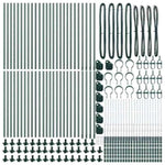 Fence Post Other 52 pcs Silver 3.2 x 3.2 x 50 cm Steel 3350218