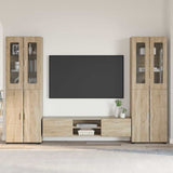 TV Cabinet Set FLORIN 3 pcs Sonoma Oak Engineered Wood 3397996