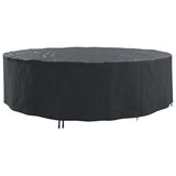Furniture Cover Black 320 x 320 x 71 cm 600D Oxford Fbric 4106040