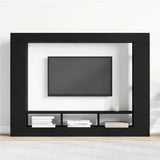 TV Cabinet Black oak 152 x 22 x 113 cm Engineered wood 861999