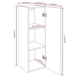 TV Cabinets 4 pcs Grey Sonoma 30.5x30x90 cm Engineered Wood 3120330