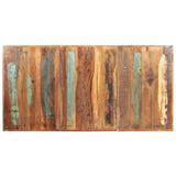 Dining Table Varied wood colours and black legs Reclaimed wood 285966
