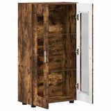 Sideboard FLORIN Smoked Oak 55.5 x 29 x 100 cm Engineered Wood 880256