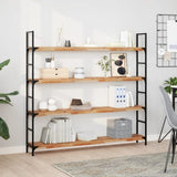 Floating Shelf 140x20x4 cm Oil Finished Solid Wood Acacia 3279595
