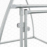 Chicken Cage Silver 100x105x120 cm Galvanised Steel 172552