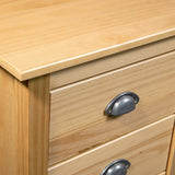 288911 Sideboard "Hill" 46x35x80 cm Solid Pine Wood