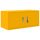 Storage Cabinet Mustard Yellow 90 x 40 x 40 cm Steel 891631
