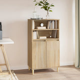 Highboard Sonoma Oak 60x36x110 cm Engineered Wood 821223