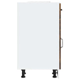 Kitchen Base Cabinet Kalmar Smoked Oak Engineered Wood 853462