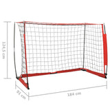 Soccer Goal 184x91x124.5 cm Steel 93374