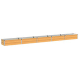 Raised Garden Bed Natural 400 x 40 x 24 cm cold-rolled steel 8006351
