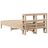 Bed Frame without Mattress 120x200 cm Solid Wood Pine 3306150