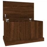 ZNTS Storage Box Brown Oak 70x40x38 cm Engineered Wood 816511