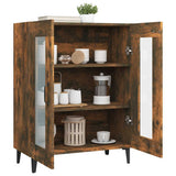 Sideboard Smoked Oak 69.5x34x90 cm Engineered Wood 817336