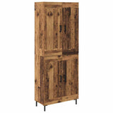 Highboard 2 pcs Old Wood Engineered Wood 3415685