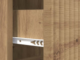 Drawer Cabinet Artisan Oak 33 x 34.5 x 89.5 cm Engineered Wood 894854