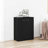 Sideboard Black Oak 60x30x75 cm Engineered Wood 862449