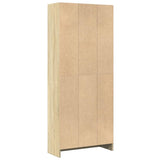 Bookcase Sonoma Oak 60x24x143 cm Engineered Wood 857814
