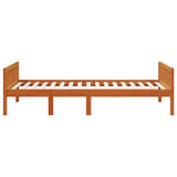 Children's Bed without Mattress Wax Brown 80x200 cm Solid Wood Pine 855026
