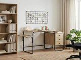 Desk with Storage Sonoma Oak 120 x 50 x 75 cm 8007997