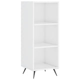 Highboard High Gloss White 34.5x34x180 cm Engineered Wood 3200299