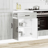 Kitchen Base Cabinet Kalmar Grey Sonoma Engineered Wood 853493