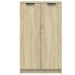 Shoe Cabinet Sonoma Oak 59x35x100.5 cm Engineered Wood 811442